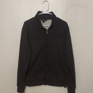 Michael Kors Men's Charcoal Zip-Up Sweater